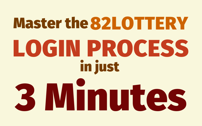 82 lottery login